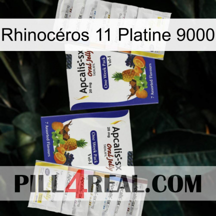 Rhinocéros 11 Platine 9000 12